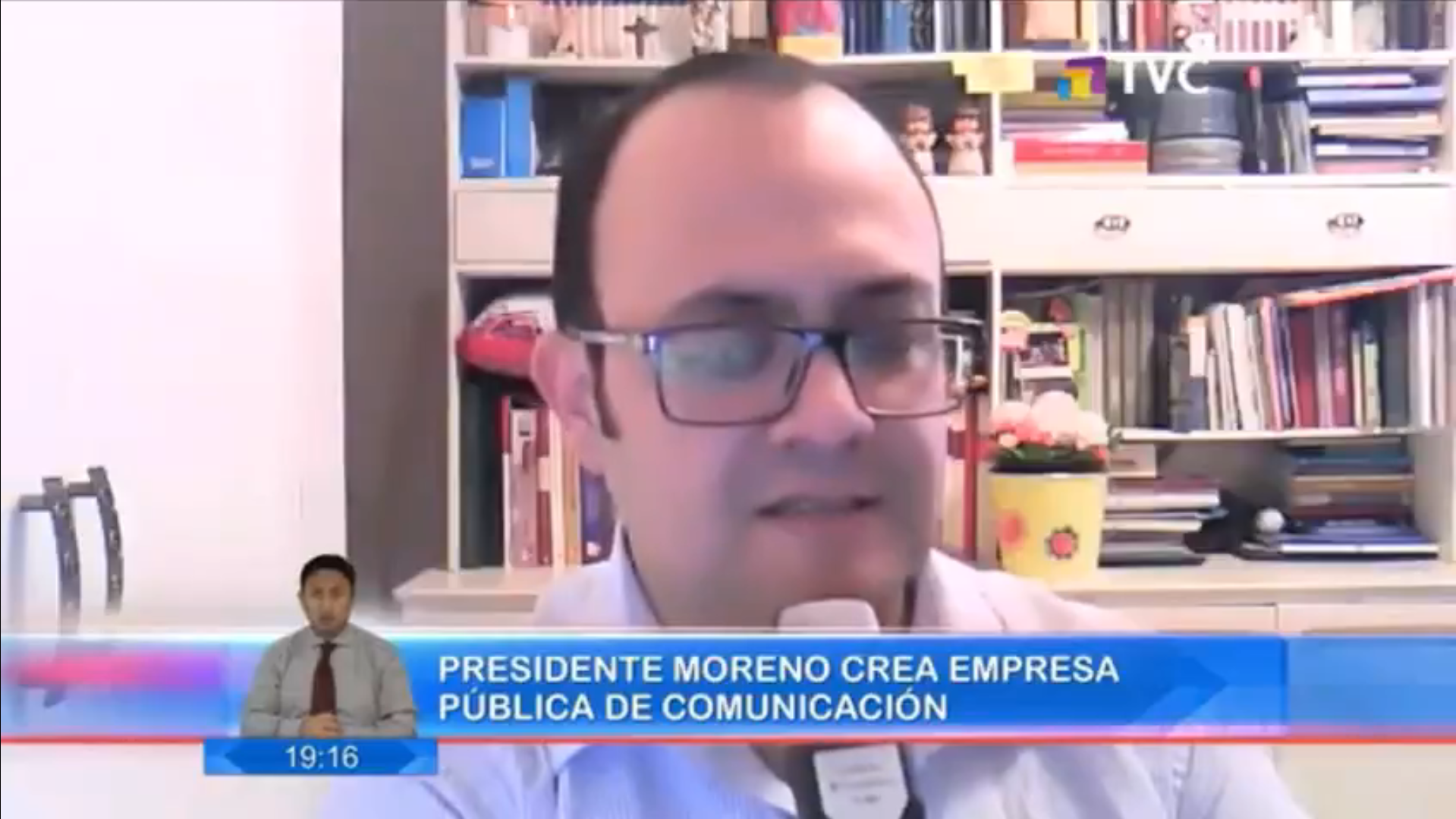 Marco López Paredes sobre el decreto ejecutivo para la creación de empresa pública de comunicación en TVC